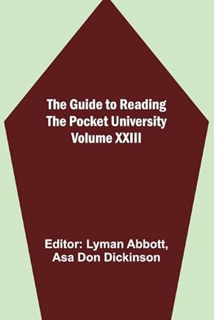 Seller image for The Guide to Reading - the Pocket University Volume XXIII for sale by Smartbuy