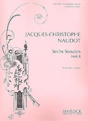 Bild des Verkufers fr 6 Sonaten Band 2 (Nr.4-6)für 2 Fl ten (Violinen) zum Verkauf von Smartbuy