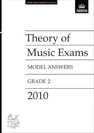 Bild des Verkufers fr Theory of Music Exams 2010 Model Answers, Grade 2 zum Verkauf von Smartbuy