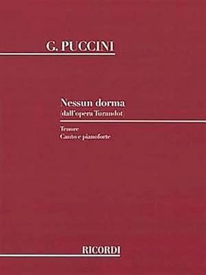 Immagine del venditore per Nessun Dorma (from Turandot) : Voice and Piano venduto da Smartbuy