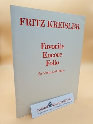 Favorite Encore Folio for Violin and Piano