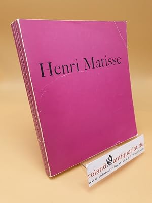 Seller image for Henri Matisse Exposition du Centenaire Grand Palais Avril-Septembre 1970 for sale by Roland Antiquariat UG haftungsbeschrnkt