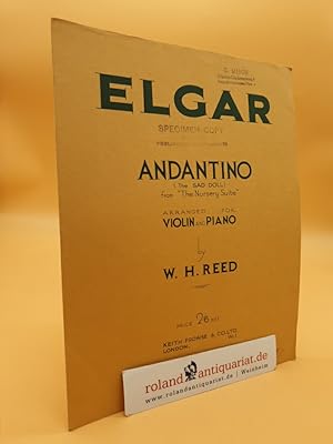 ELGAR: Andantino (The Sad Doll) from "The Nursery Suite" arranged for Violin and Piano by W. H. R...