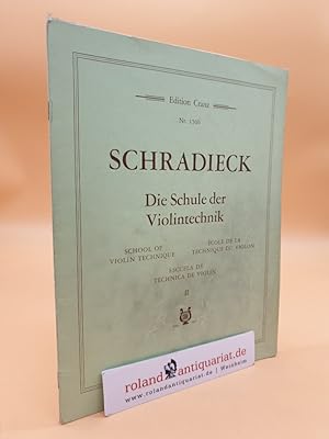 Immagine del venditore per Die Schule der Violintechnik, Band 2 / Ecole de la Technique du violon / School of Violin Technique / Escuela de Technica de Violin. (Edition Cranz Nr. 150b) venduto da Roland Antiquariat UG haftungsbeschrnkt