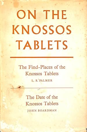 On The Knossos Tablets