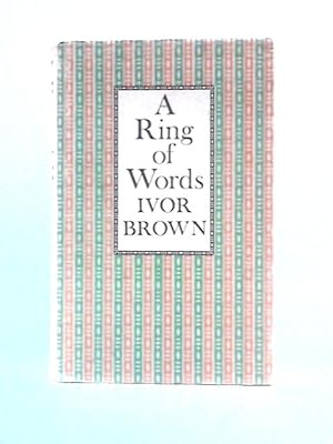 Seller image for A Ring of Words for sale by World of Rare Books