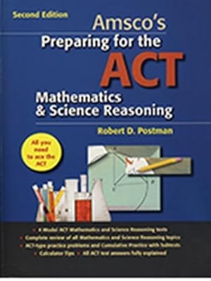Image du vendeur pour Preparing for the ACT Mathematics & Science Reasoning mis en vente par moluna