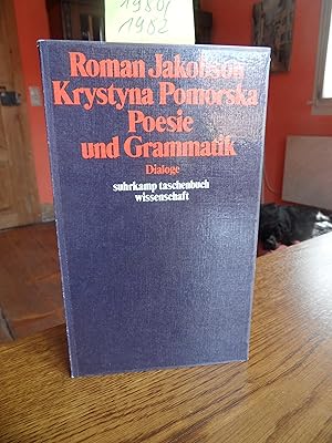 Bild des Verkufers fr Poesie und Grammatik. Dialoge. zum Verkauf von Antiquariat Floeder