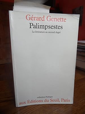 Seller image for Palimpsestes. La litterature au second degre. for sale by Antiquariat Floeder