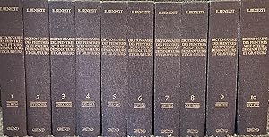 Complete 10 Volume Set: DICTIONNAIRE CRITIQUE ET DOCUMENTAIRE DES PEINTRES, SCULPTEURS, DESSINATE...
