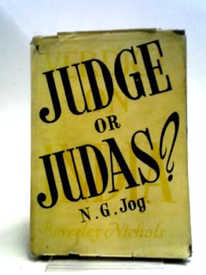 Bild des Verkufers fr Judge or Judas? zum Verkauf von World of Rare Books