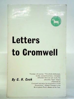 Immagine del venditore per Letters To Cromwell On The Suppression Of The Monasteries venduto da World of Rare Books