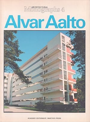 Seller image for Alvar Aalto (Architectural Monographs No 4) for sale by Moraine Books