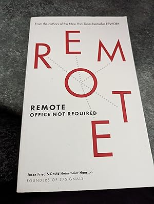 Immagine del venditore per Remote: Office Not Required venduto da SGOIS