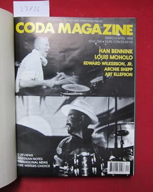 CODA Magazine. Issue 254 - 261 [bound in 1]. The Journal of Jazz and Improvised Music.