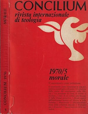 Bild des Verkufers fr Concilium 1970 n. 5 Rivista internazionale di teologia zum Verkauf von Biblioteca di Babele