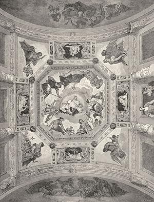 Imagen del vendedor de Olympus - Paul Veronese (Ceiling of the Grand Gallery of the Villa Barbaro) a la venta por Antiqua Print Gallery