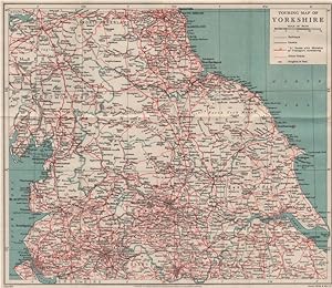 Touring Map of Yorkshire