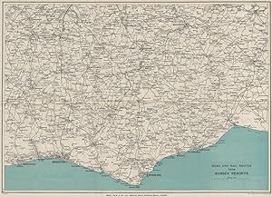 Road and Rail Routes from Sussex Resorts