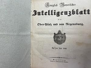 Königlich Bayerisches Intelligenzblatt für die Oberpfalz und von Regensburg. Auf das Jahr 1846. 1...