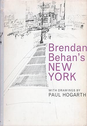 Bild des Verkufers fr Brendan Behan's New York, With drawings by Paul Hogarth zum Verkauf von A Cappella Books, Inc.