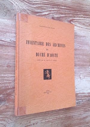 Seller image for Inventaire des archives du Duch d'Aoste. for sale by Dj Jadis