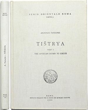 Bild des Verkufers fr Tistrya : The Avestan hymn to Sirius. zum Verkauf von Archiv Fuenfgiebelhaus