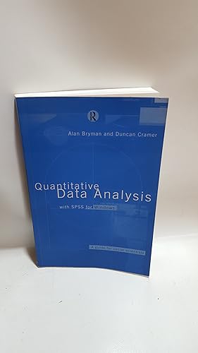 Bild des Verkufers fr Quantitative Data Analysis With SPSS For Windows A Guide For Social Scientists zum Verkauf von Cambridge Rare Books