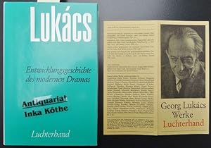 Entwicklungsgeschichte des modernen Dramas + Verlagswerbung über Lukacs Werke - herausgegeben von...