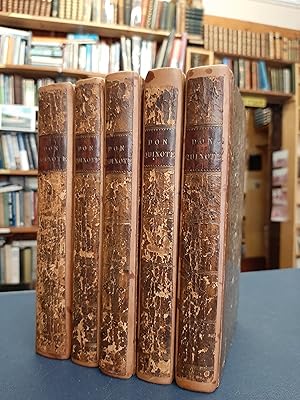 Seller image for The History of the Ingenious Gentleman Don Quixote of La Mancha (five volumes, complete) for sale by Edinburgh Books