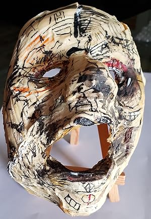 Untitled (SIGNED by Judy Glantzman: a unique papier mache sculpture (6 in length x 4-1/2 in wide ...