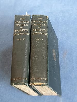 Imagen del vendedor de The Poetical Works of Robert Browning, in Two Volumes a la venta por East Kent Academic