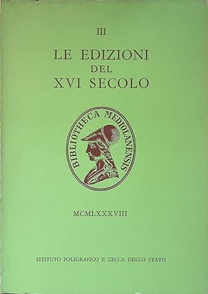 Schedari III - Le Edizioni del XVI Secolo Vol. IV - Edizioni Francesi