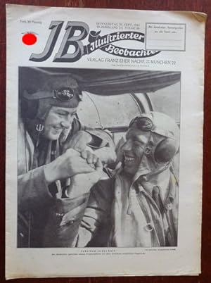 Imagen del vendedor de Illustrierter Beobachter. 19. Jahrgang, Folge 38. 21. September 1944. Titel: Jubilum in der Luft. a la venta por Antiquariat Ralf Rindle