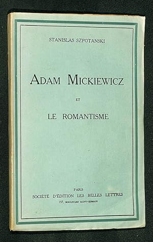 Adam Mickiewicz et le romantisme