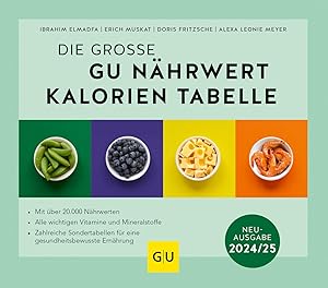 Seller image for Die grosse GU Naehrwert-Kalorien-Tabelle 2024/25 for sale by moluna