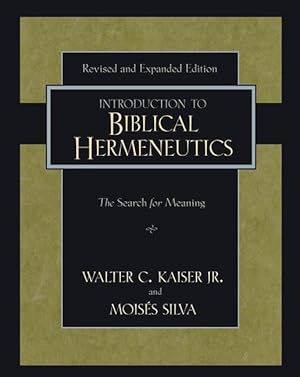 Bild des Verkufers fr Introduction to Biblical Hermeneutics: The Search for Meaning zum Verkauf von moluna