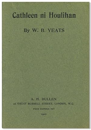 Image du vendeur pour CATHLEEN NI HOULIHAN [wrapper title] mis en vente par William Reese Company - Literature, ABAA