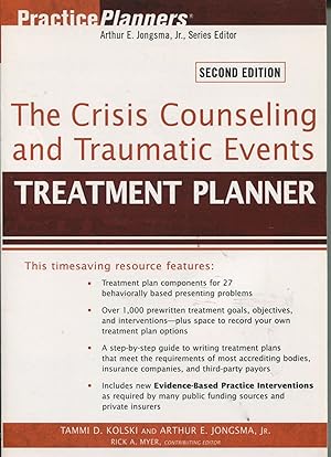 The Crisis Counseling and Traumatic Events Treatment Planner; second edition