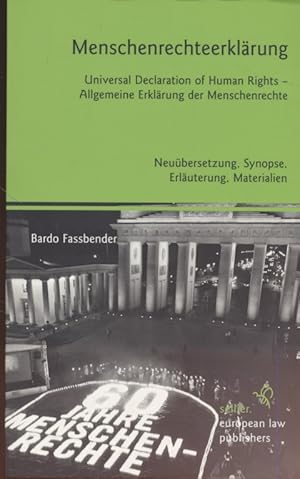 Menschenrechteerklärung : The Universal Declaration of Human Rights ; Allgemeine Erklärung der Me...