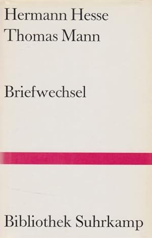 Bild des Verkufers fr Hermann Hesse - Thomas Mann, Briefwechsel. zum Verkauf von Fundus-Online GbR Borkert Schwarz Zerfa