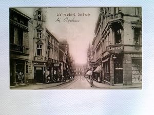 Wattenscheid, Ost-Straße, Löwenstein, Carl Berghaus, Geschäfte, Passanten, AK, gelaufen 1918