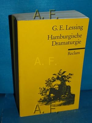 Bild des Verkufers fr Hamburgische Dramaturgie. Hrsg. und kommentiert von Klaus L. Berghahn / Reclams Universal-Bibliothek Nr. 7738 zum Verkauf von Antiquarische Fundgrube e.U.