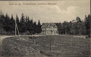 Ansichtskarte / Postkarte Butzbach im Taunus Hessen, Jagdhaus Hubertus, Fachwerkhaus