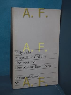 Bild des Verkufers fr Ausgewhlte Gedichte (edition suhrkamp : suhrkamp texte 18) zum Verkauf von Antiquarische Fundgrube e.U.