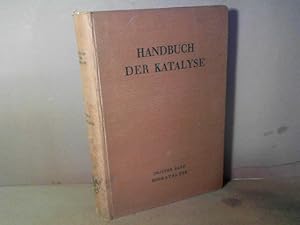 Bild des Verkufers fr Biokatalyse. (= Handbuch der Katalyse. Band 3), zum Verkauf von Antiquariat Deinbacher