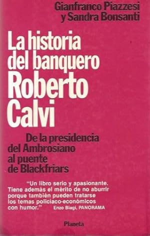 Seller image for La historia del banquero Roberto Calvi for sale by Els llibres de la Vallrovira