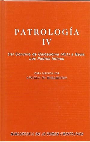 Immagine del venditore per PATROLOGIA IV. Del Conciclio de Calcedonia (451) a Beda. Los Padres Latinos venduto da LLIBRERIA TECNICA