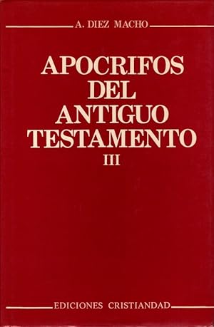 Imagen del vendedor de APCRIFOS DEL ANTIGUO TESTAMENTO III a la venta por LLIBRERIA TECNICA