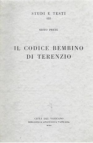 Immagine del venditore per IL CODICE BEMBINO DI TERENZIO venduto da LLIBRERIA TECNICA